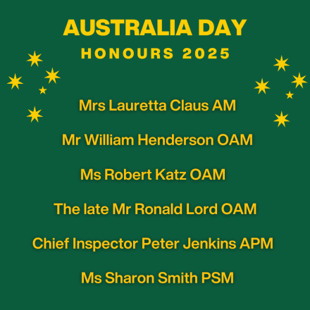 Australia Day Honours 2025